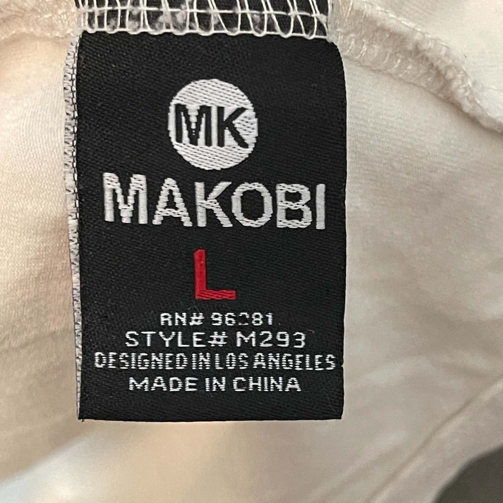 Makobi Men Frenemies Its Lit Embroidered Jersey Stretch Short Sleeve TShirt L - Picture 13 of 14
